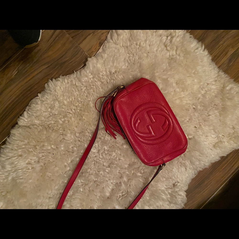COPY - COPY - Red Gucci Soho bag for sale